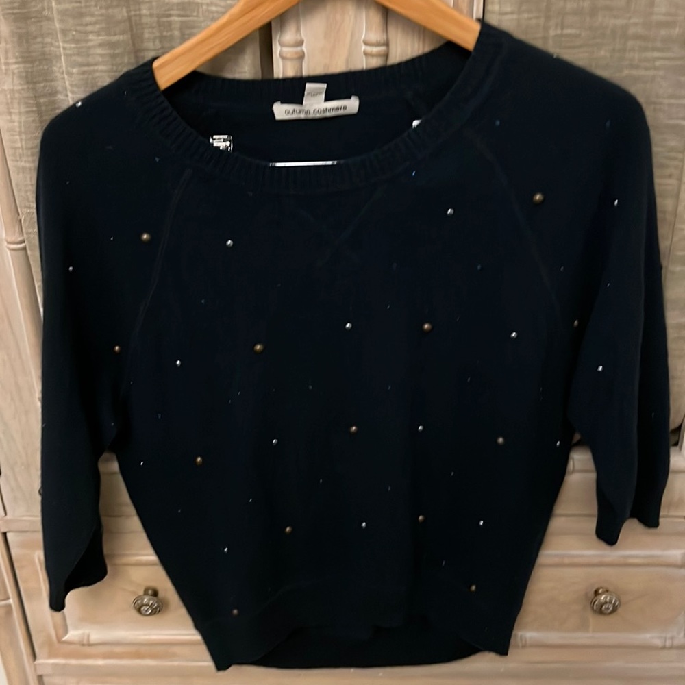Autumn cashmere navy sweater